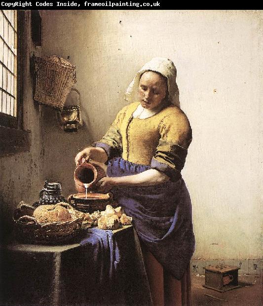 Jan Vermeer The Milkmaid